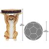 Design Toscano Tabby at Your Service Sculptural Cat Side Table JQ9974